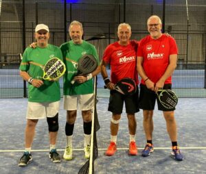 Chouette expérience grâce à l'AF Padel aux Championnats d'Europe Vétérans de la FEPA European Championships 2023au club du Midi même si un goût de trop peu... Philippe Moreau (Tournai) et André Hanussek (RTPC Grâce) ont été battus par l'équipe d'Irlande qui a remporté le tournoi Open M+60